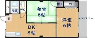 アメニティ深江橋の物件間取画像